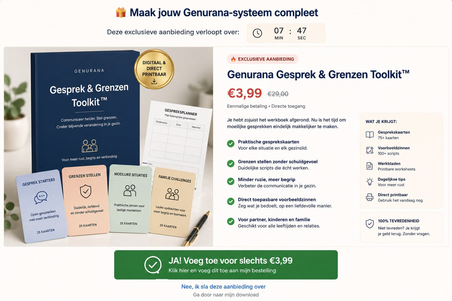 Genurana Gesprek & Grenzen Toolkit™