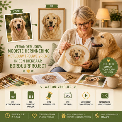 Persoonlijk Kruissteekpatroon van Jouw Foto PDF 🇳🇱